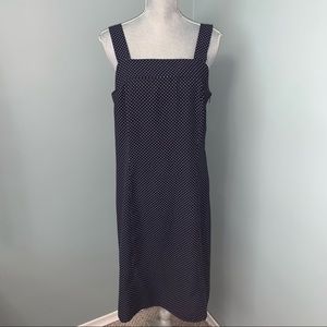 PENNINGTONS ADDITION ELLE size 14 W polka dot midi summer dress